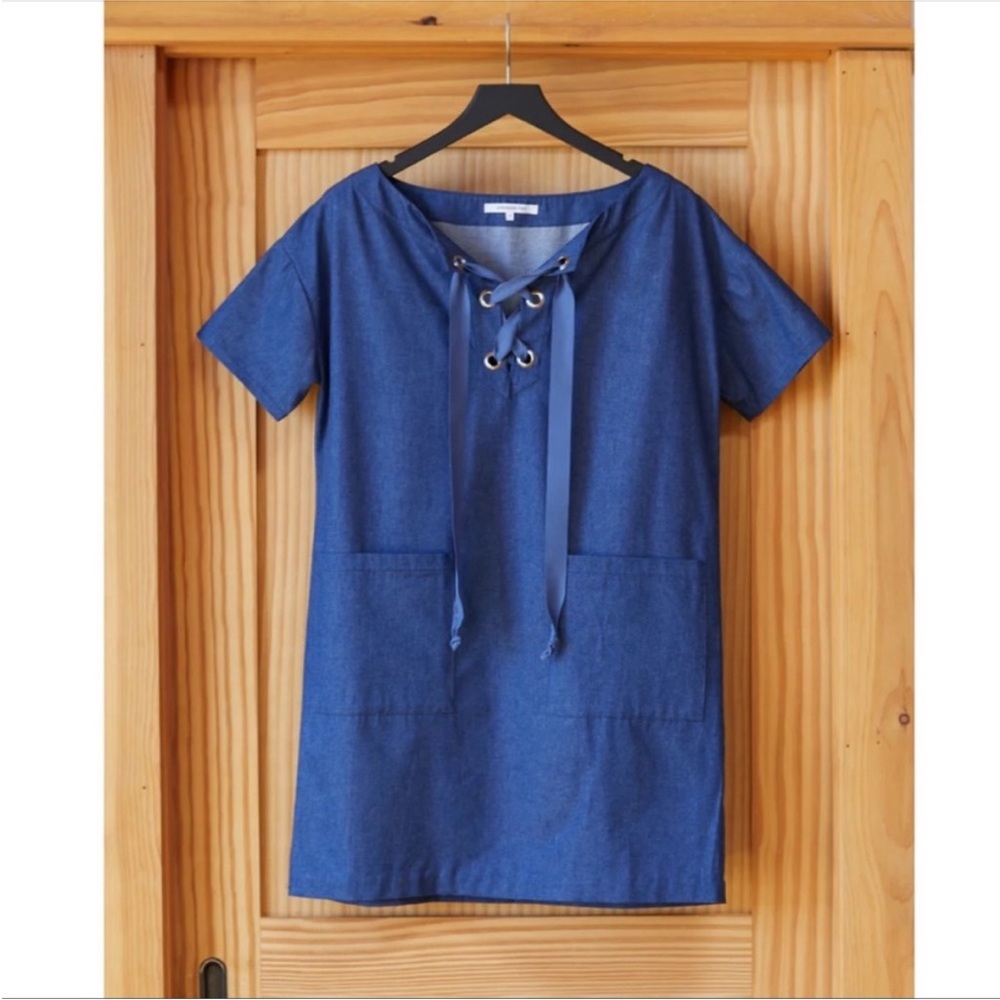 Emerson Fry Blue Mini Dress - Picture 2 of 4